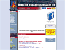 Tablet Screenshot of gardesparoissiales.com